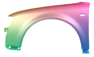 AUDI A4 B6 2000-2004 KOTFLÜGEL VORNE LINKS LACKIERT IN WUNSCHFARBE NEU