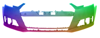 Für Audi A4 B9 2015-2019 Stoßstange Vorne Lackiert In Wunschfarbe NEU