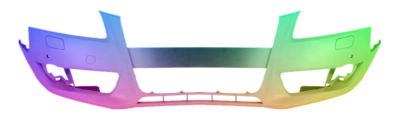 Für Audi A5 07-11 SRA PDC Stoßstange Vorne Lackiert In Wunschfarbe NEU