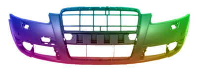 Für Audi A6 C6 04-08 PDC Stoßstange Vorne Lackiert In Wunschfarbe NEU