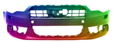 Für Audi A6 C7 11-14 SRA PDC Stoßstange Vorne Lackiert In Wunschfarbe NEU