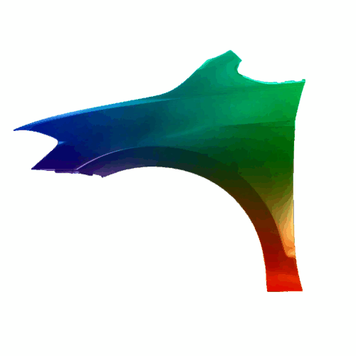 Für VW Golf Sportsvan 2014-2020 Kotflügel Vorne Links Lackiert in Wunschfarbe