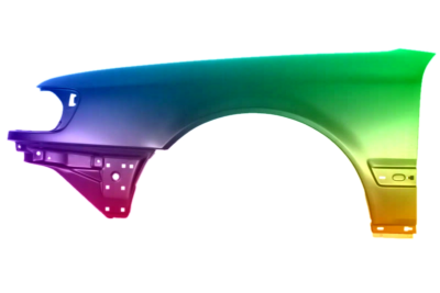 Für AUDI A6 C4 1994-1997 Kotflügel Vorne Links Lackiert In Wunschfarbe NEU