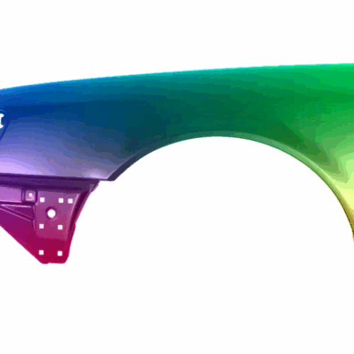 Für AUDI A6 C4 1994-1997 Kotflügel Vorne Links Lackiert In Wunschfarbe NEU