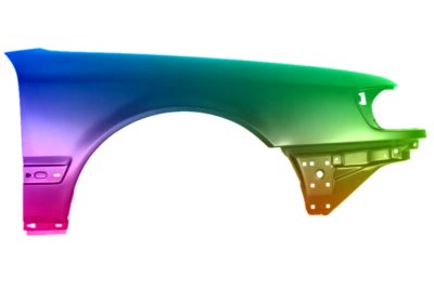 Für AUDI A6 C4 1994-1997 Kotflügel Vorne Rechts Lackiert In Wunschfarbe NEU
