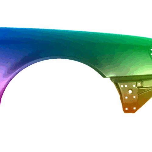Für AUDI A6 C4 1994-1997 Kotflügel Vorne Rechts Lackiert In Wunschfarbe NEU