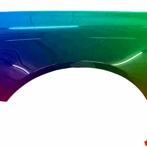 Für AUDI A6 C6 2008-2011 Kotflügel Vorne Links Lackiert In Wunschfarbe NEU