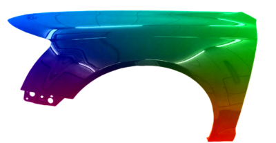 Für AUDI A6 C6 2008-2011 ALU Kotflügel Vorne Links Lackiert In Wunschfarbe NEU