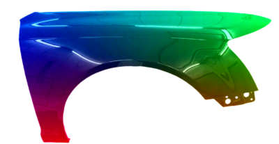 Für AUDI A6 C6 2008-2011 ALU Kotflügel Vorne Rechts Lackiert In Wunschfarbe NEU