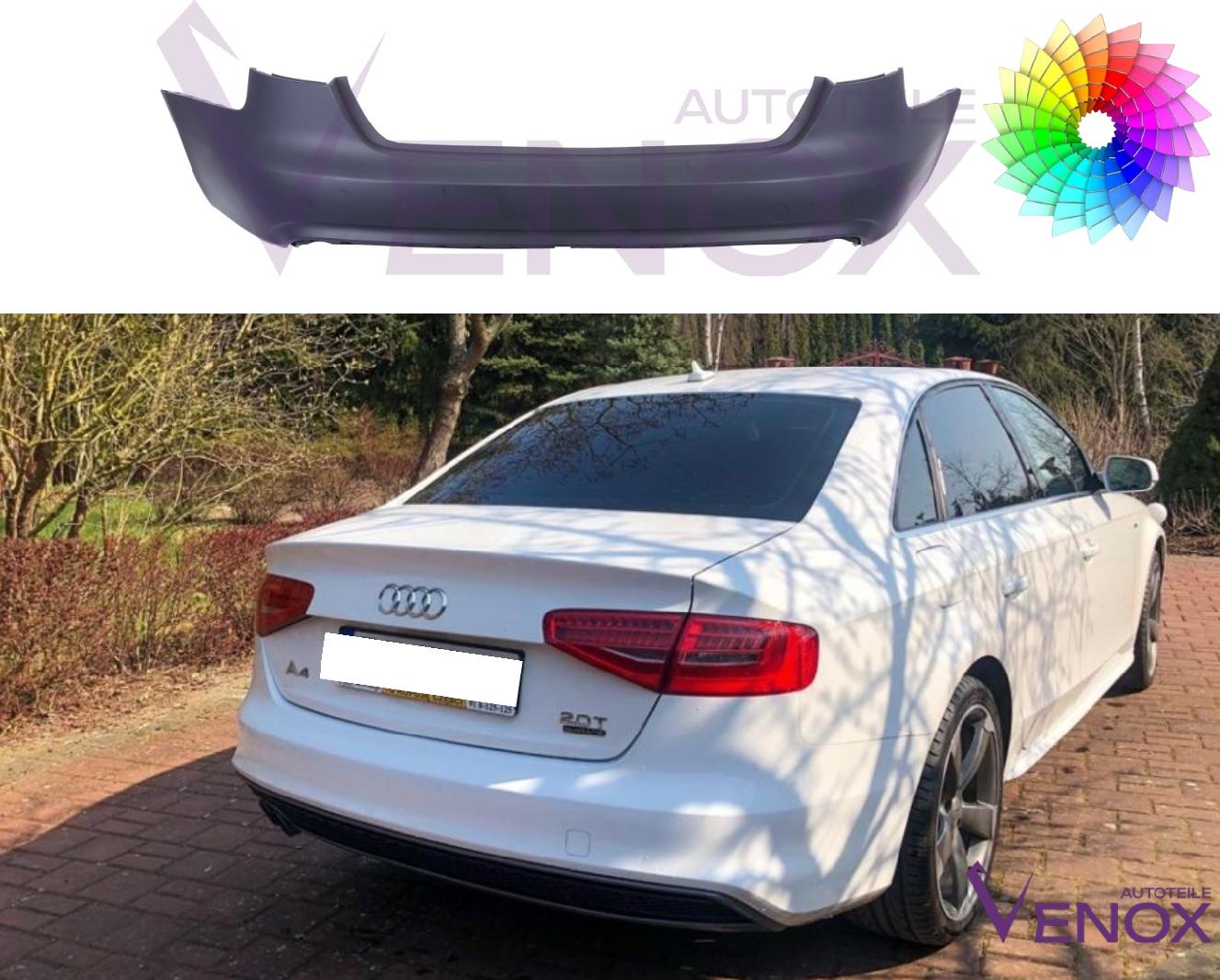Für Audi A4 B8 11-15 Lift Stoßstange Hinten Lackiert In Wunschfarbe NEU – Bild 2