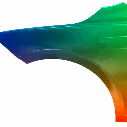 Für VW Polo AW Ab 2017 KOTFLÜGEL VORNE Links LACKIERT IN Wunschfarbe