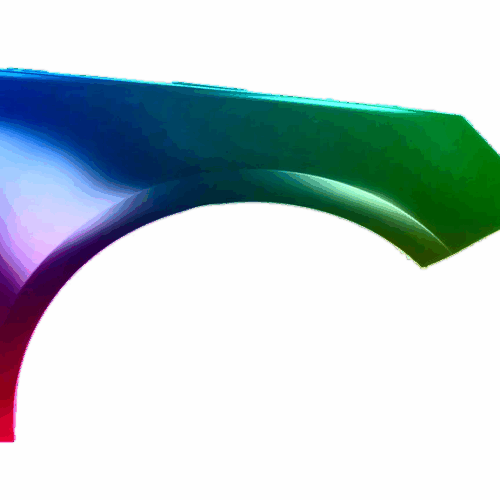 Für Audi A1 10-15 Kotflügel Vorne Rechts Lackiert In Wunschfarbe NEU