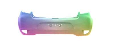 Für Renault Clio III Stoßstange Hinten Lackiert in Wunschfarbe 2009-2014