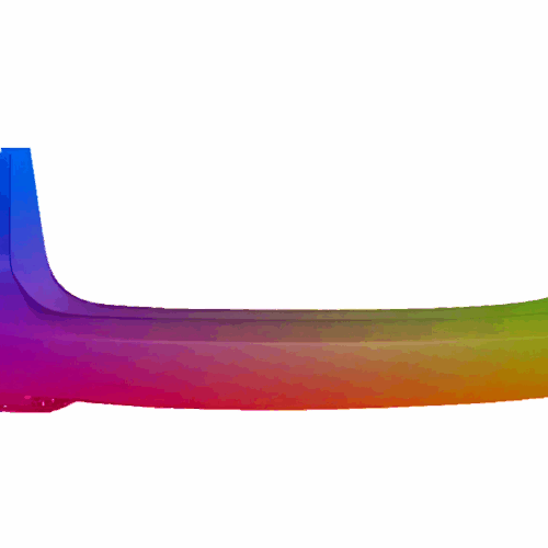 Für Vw Touran 1T3 2010-2015 Stoßstange Hinten Lackiert In Wunschfarbe