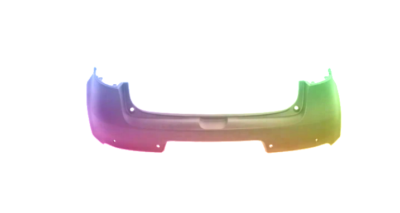 Für Renault Megane III Stoßstange Hinten Lackiert in Wunschfarbe 2008-2016 4 PDC