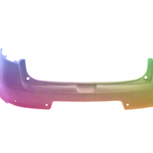 Für Renault Megane III Stoßstange Hinten Lackiert in Wunschfarbe 2008-2016 4 PDC