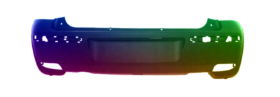 Für Opel Corsa C 2003-2010 Stoßstange Hinten Lackiert In Wunschfarbe