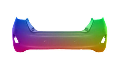Für Ford Fiesta Mk 8 Ab 2016 4 x PDC Stoßstange Hinten Lackiert In Wunschfarbe