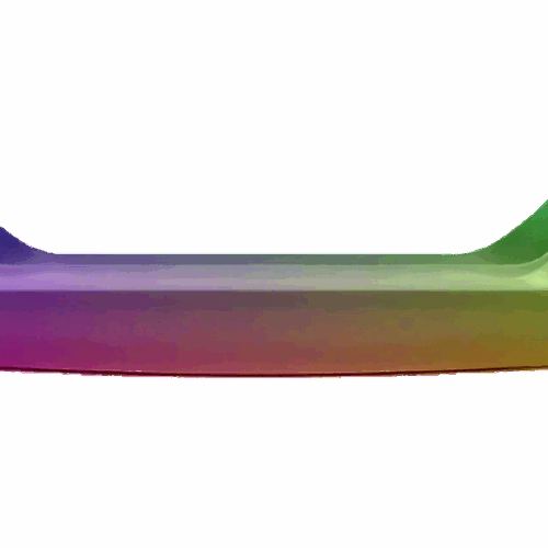 Für Ford Focus Mk3 2014-2018 HB Stoßstange Hinten Lackiert In Wunschfarbe