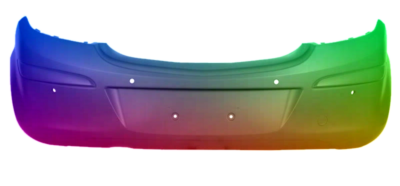 Für Opel Corsa D 2006-2011 5-Türer PDC Stoßstange Hinten Lackiert In Wunschfarbe