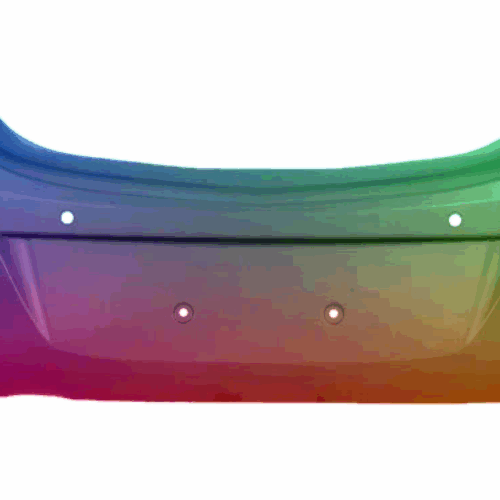 Für Opel Corsa D 2006-2011 3-Türer PDC Stoßstange Hinten Lackiert In Wunschfarbe