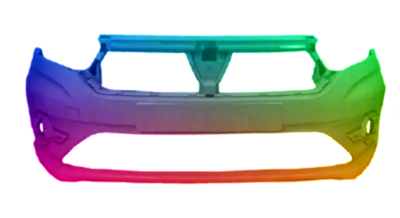 Für Dacia Logan Ab 2021- PDC Stoßstange Vorne Lackiert in Wunschfarbe