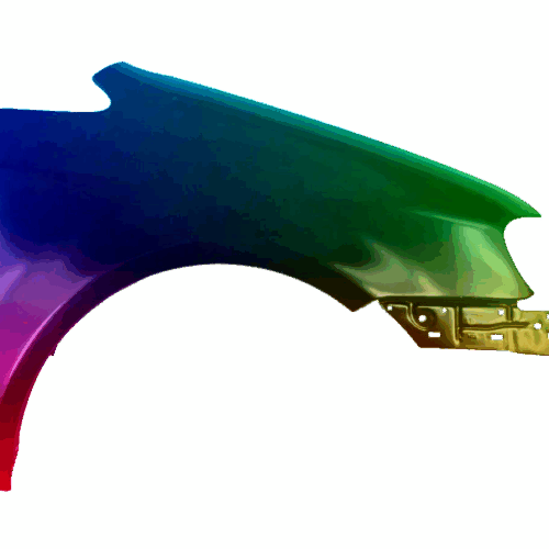 Für Vw Touran 1T 03-06 Kotflügel Vorne Rechts Lackiert In Wunschfarbe NEU