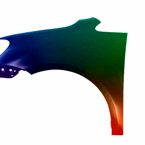 Für Vw Touran 1T 03-06 Kotflügel Vorne Links Lackiert In Wunschfarbe NEU