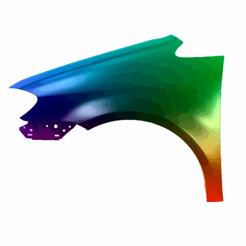 Für Vw Touran 1T 06-10 Kotflügel Vorne Links Lackiert In Wunschfarbe NEU