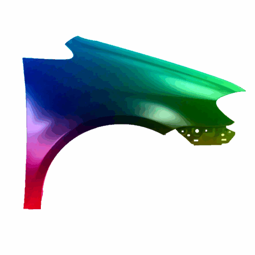 Für Vw Touran 1T 06-10 Kotflügel Vorne Rechts Lackiert In Wunschfarbe NEU