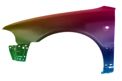 Für Audi A4 B5 1998-2001 Kotflügel Vorne Links Lackiert In Wunschfarbe NEU