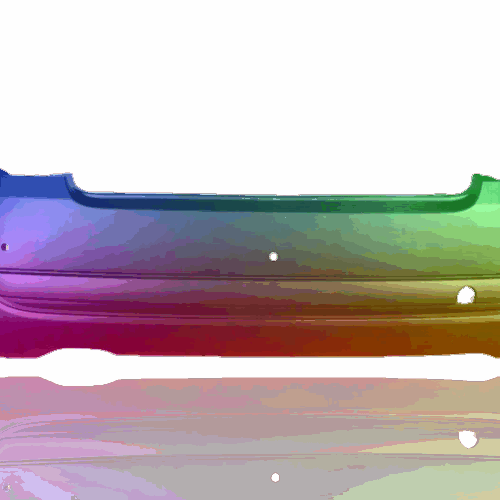 Für Fiat 500 (312) 07-15 Stoßstange Hinten 3xPDC Lackiert In Wunschfarbe NEU