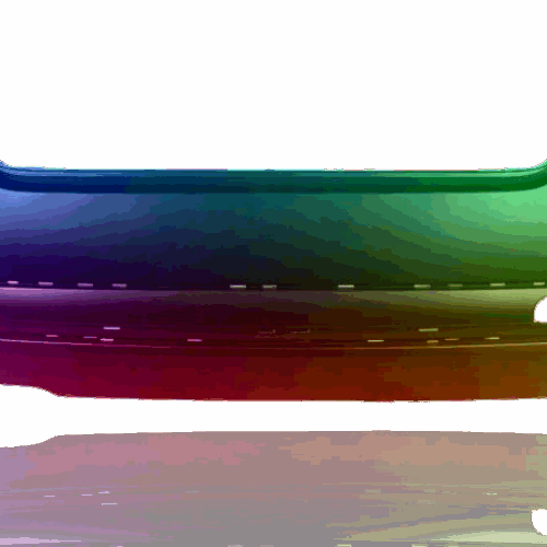 Für Fiat 500 (312) 07-15 Stoßstange Hinten Leiste Lackiert In Wunschfarbe NEU