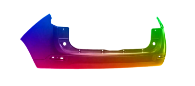 Für Dacia Lodgy 2012- Stoßstange Hinten Lackiert in Wunschfarbe