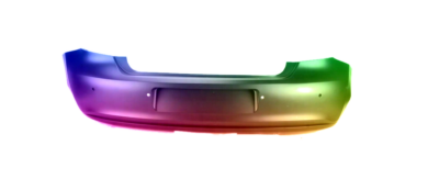 Für VW Polo 6R 2009-2014 PDC Stoßstange hinten lackiert in Wunschfarbe