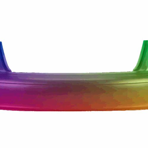 Für Audi A3 8P 2008-2012 SportBack Stoßstange Hinten Lackiert In Wunschfarbe