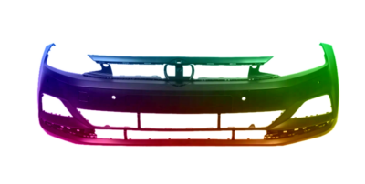 Für VW Polo Ab 2017- PDC Stoßstange Vorne lackiert in Wunschfarbe