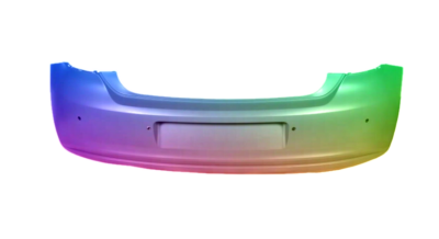 Für VW Polo 6R 2009-2014 PDC Stoßstange hinten lackiert in Wunschfarbe