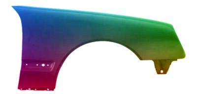 Für Mercedes E-Klasse W210 1999-2003 Kotflügel Rechts Lackiert In Wunschfarbe