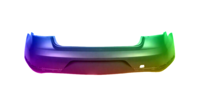Vw Passat B7 2010-2015 HighLine PDC Stoßstange Hinten Lackiert In Wunschfarbe