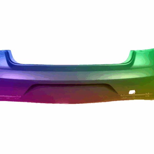 Vw Passat B7 2010-2015 HighLine PDC Stoßstange Hinten Lackiert In Wunschfarbe