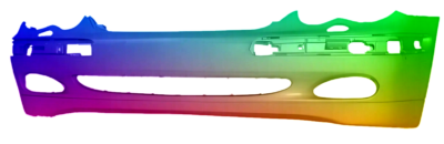 Mercedes C-Klasse W203 2000-2004 Stoßstange Vorne lackiert in Wunschfarbe SRA