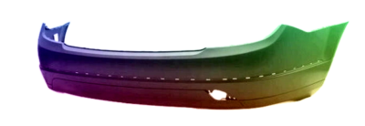 Mercedes C-Klasse W204 2007-2011 Stoßstange Hinten lackiert in Wunschfarbe