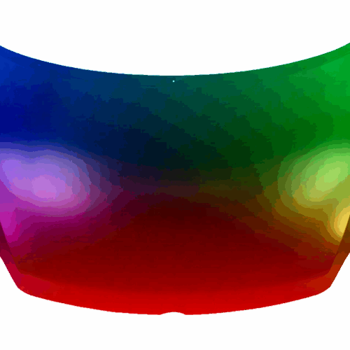 Für Vw Golf V VI Plus 2005-2014 Motorhaube Lackiert Wunschfarbe