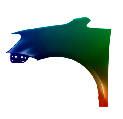 Für VW Touran 1T3 2010-2015 Kotflügel Vorne Links Lackiert Wunschfarbe
