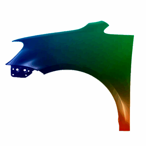 Für VW Touran 1T3 2010-2015 Kotflügel Vorne Links Lackiert Wunschfarbe