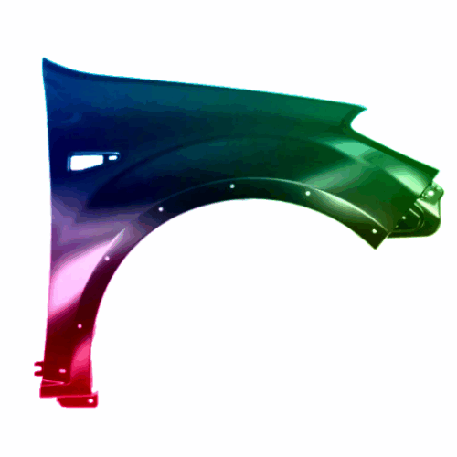 Für Dacia Sandero 2008-2012 Kotflügel Rechts Lackiert In Wunschfarbe Leiste