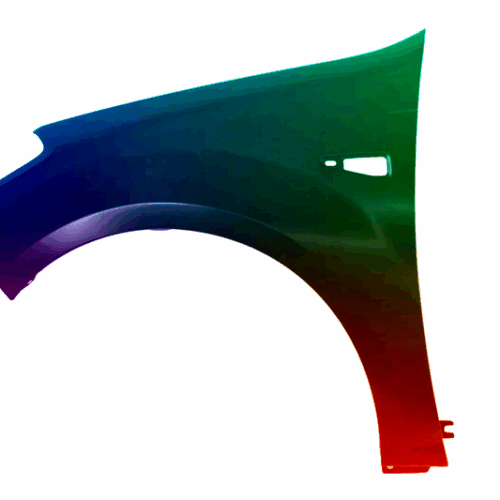 Für Dacia Sandero 2008-2012 Kotflügel Links Lackiert In Wunschfarbe