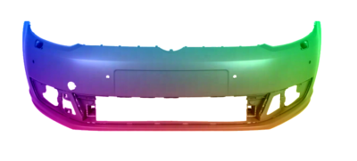 Für VW Touran 1T3 2010-2015 SRA 6 x PDC Stoßstange Vorne lackiert in Wunschfarbe