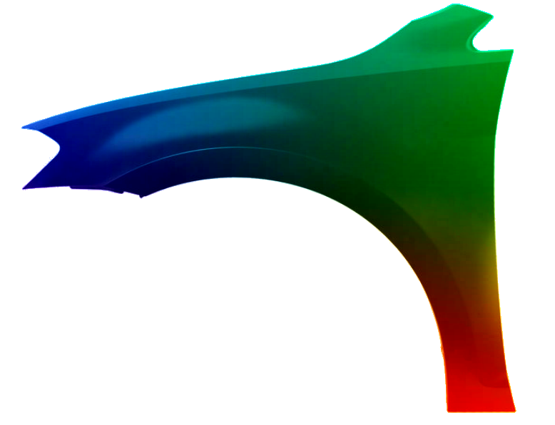 KOTFLÜGEL GOLF VII 7 LB9A VORNE LINKS LACKIERT 2012-2017 NEU – Bild 2